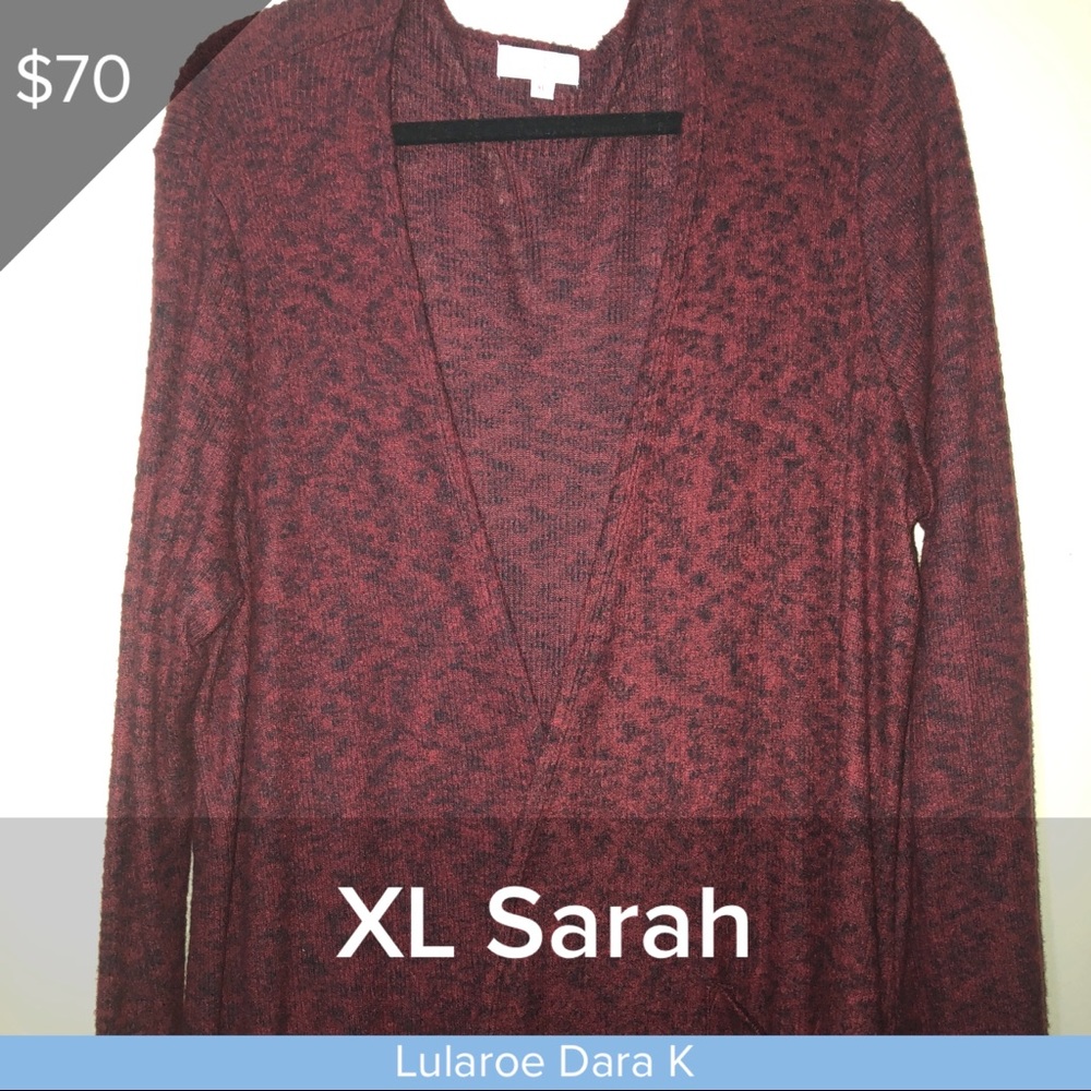 XL Soft black and red Sarah